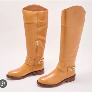 Vince Camuto Leather Knee High Boots